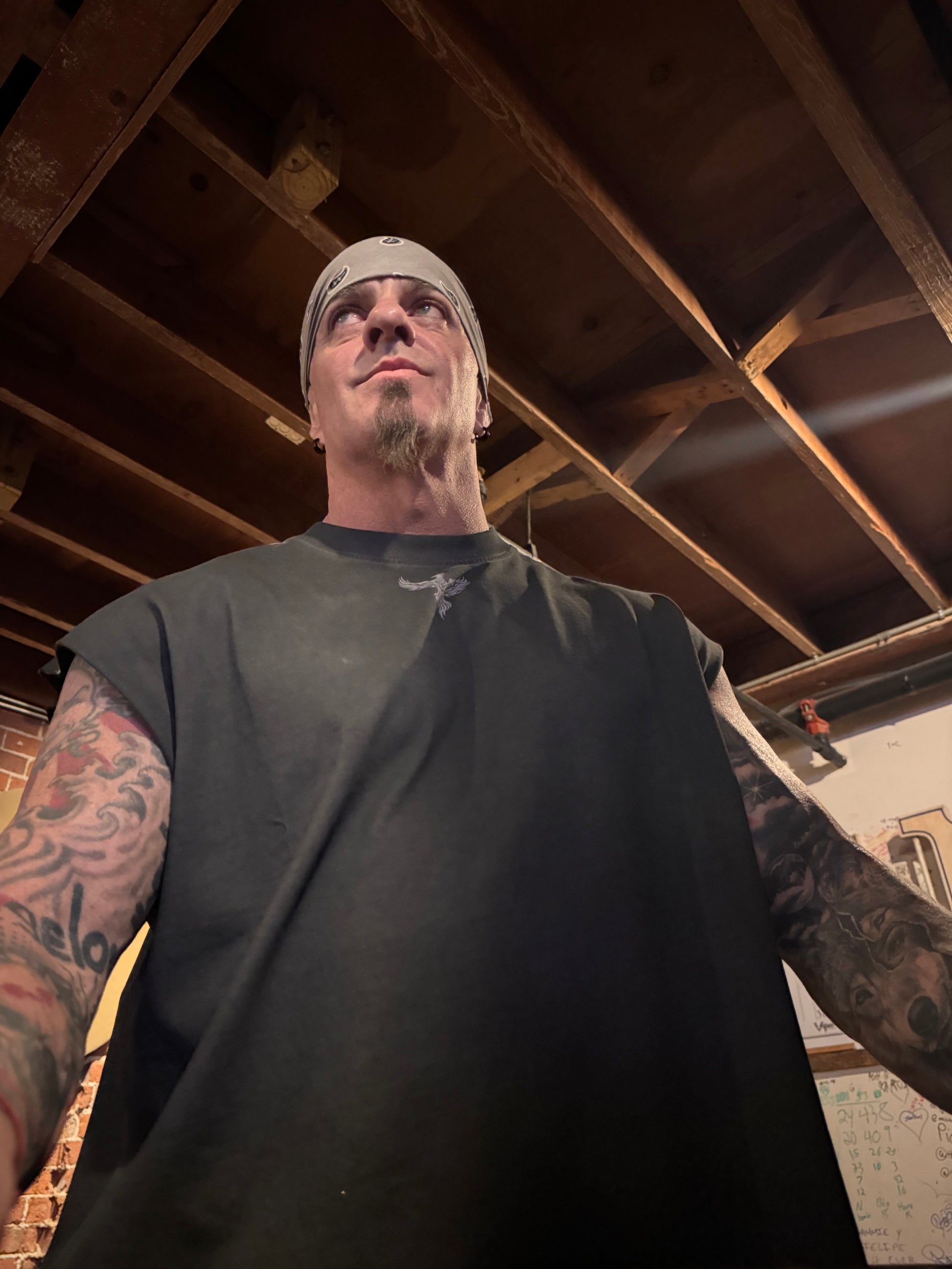 Phoenix Rose Reverse Washed Tank Top