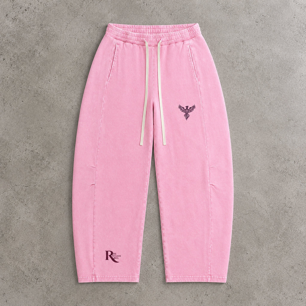 Rebel in Pink Barrel Pants