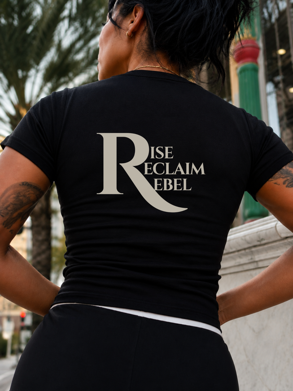 Rise Reclaim Rebel Varsity Tee