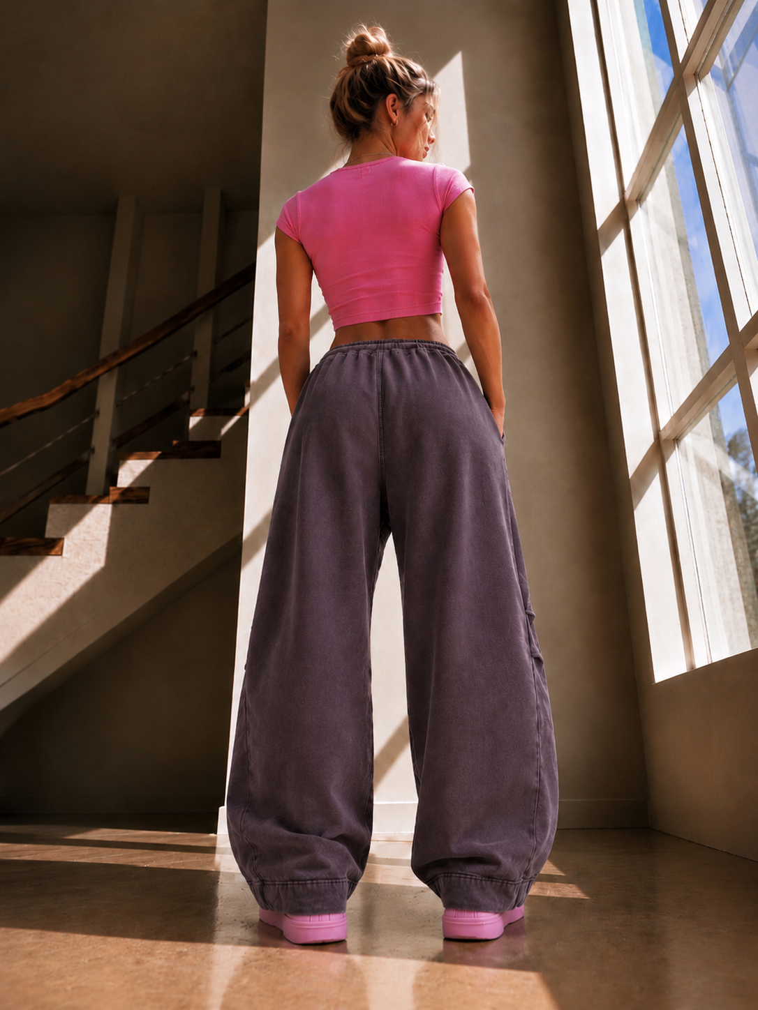 Rebel in Purple Barrel Pants
