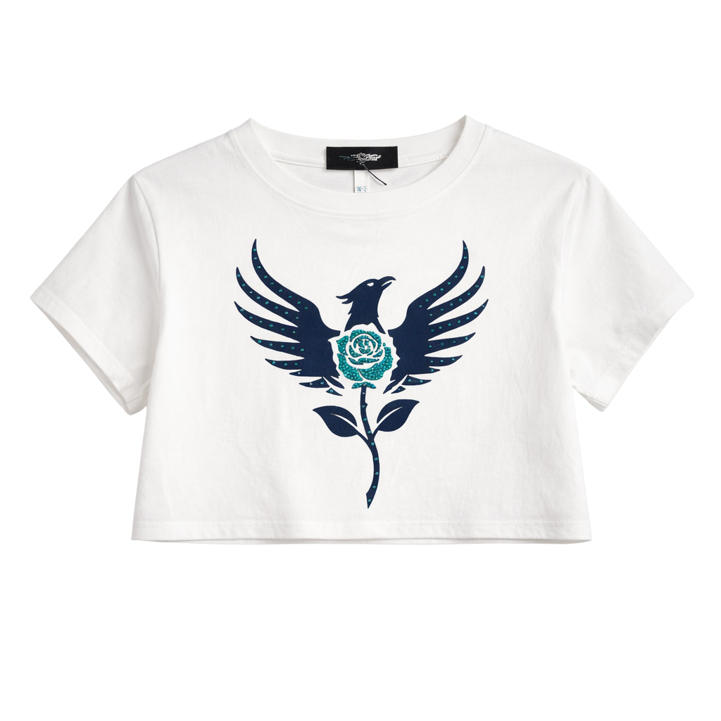 Phoenix Rising Baby Tee Seamless T-Shirt - Ember Edition