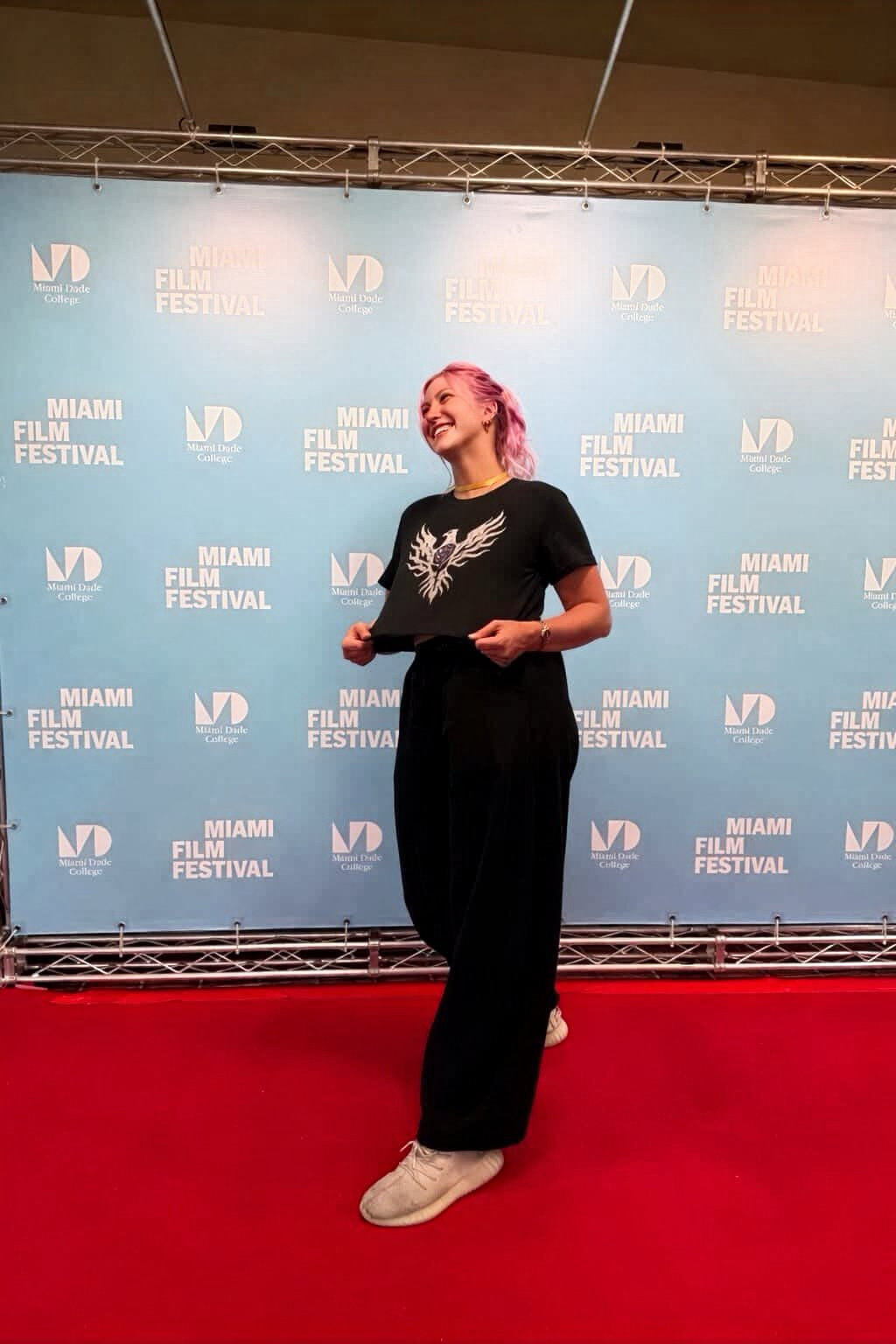 Gray Phoenix Plaid Waistband Barrel Sweatpants