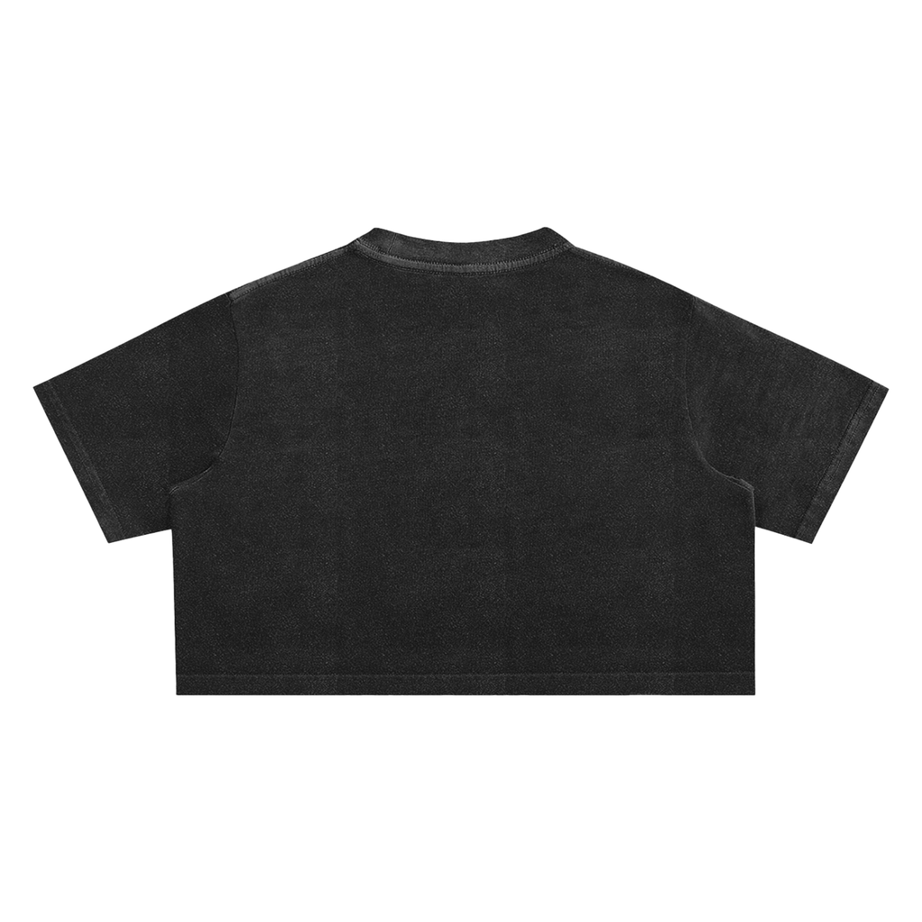 Break Free Empire Gold Snow Washed Crop Top | Phoenix Collection